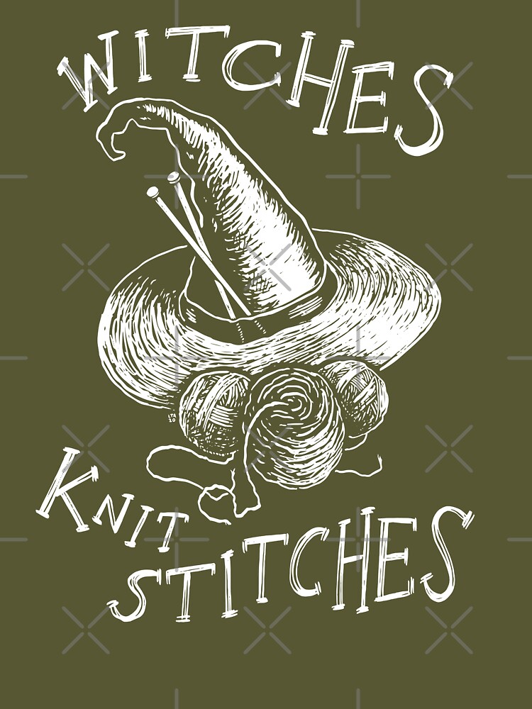 Stitch Witch cute knitting witchy yarn funny design | Sticker