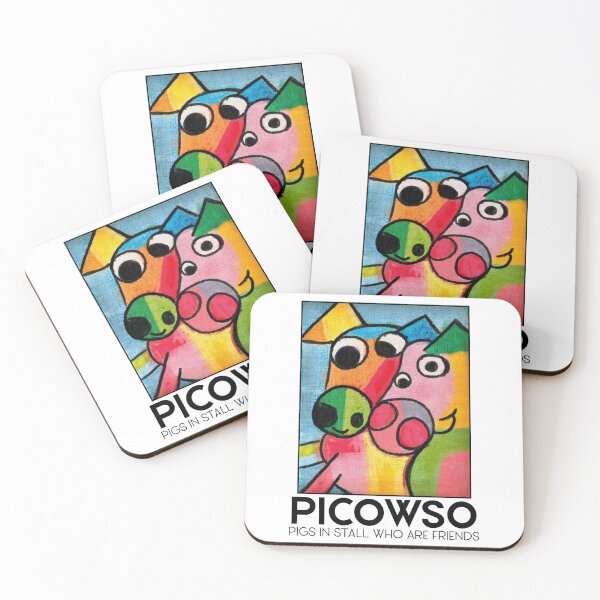 Item preview, Pigs in Stall Who Are Friends designed and sold by Artist of One.