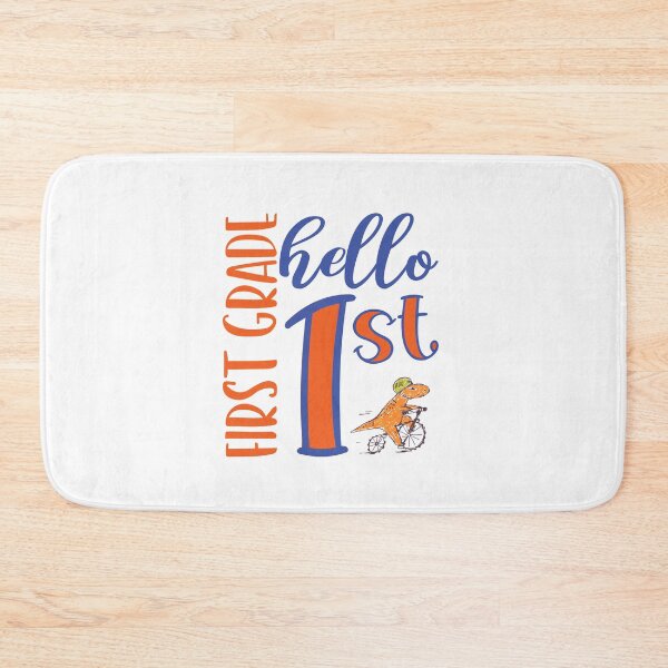 Item preview, Hello First Grade Back to School Dinosaur designed and sold by Bliss Find And Design.