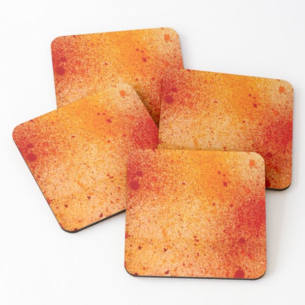 Item preview, Fiery Sun Abstract Original Print  designed and sold by PositCat.