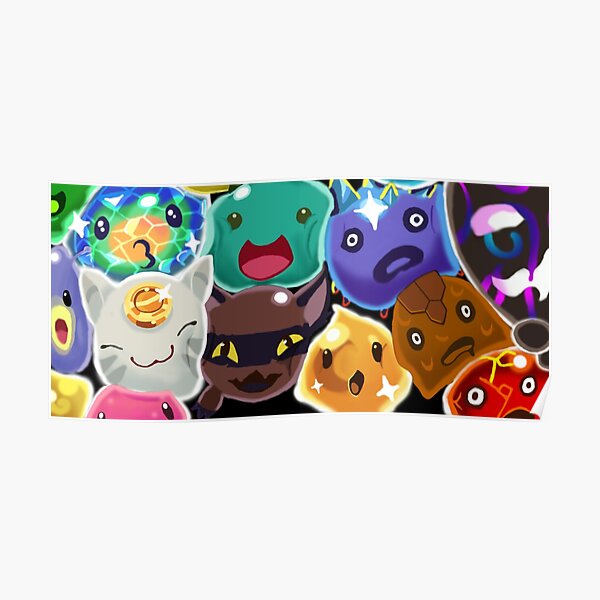 Slime Rancher Smooshed Art Poster
