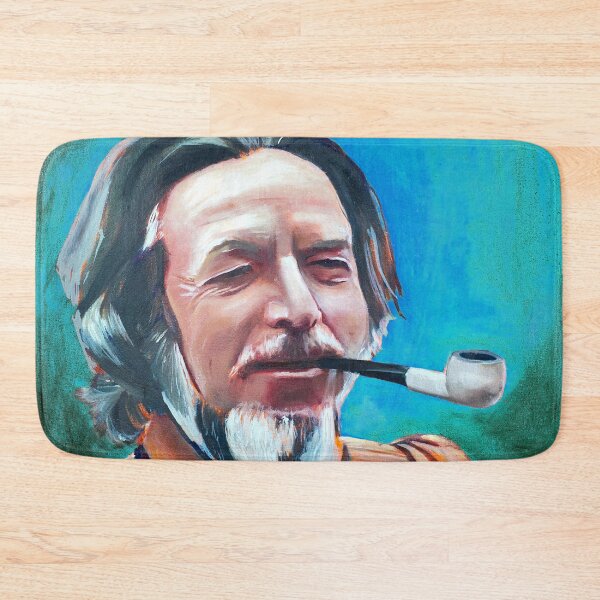 Item preview, Alan Watts | Teal Edition | Painting of Alan Watts designed and sold by Jacob la Cour.
