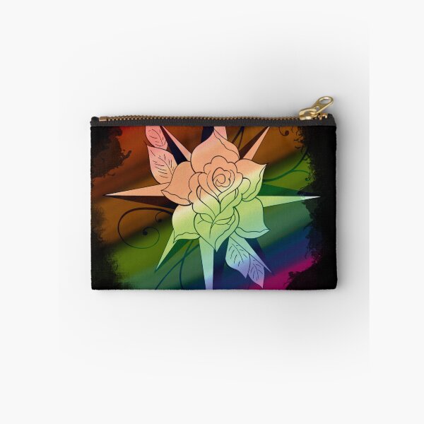 Item preview, Tattoo Style - Compass Rose - Rainbow - Black designed and sold by alecoelho1.