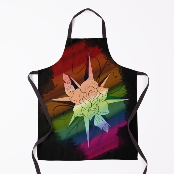 Item preview, Tattoo Style - Compass Rose - Rainbow - Black designed and sold by alecoelho1.