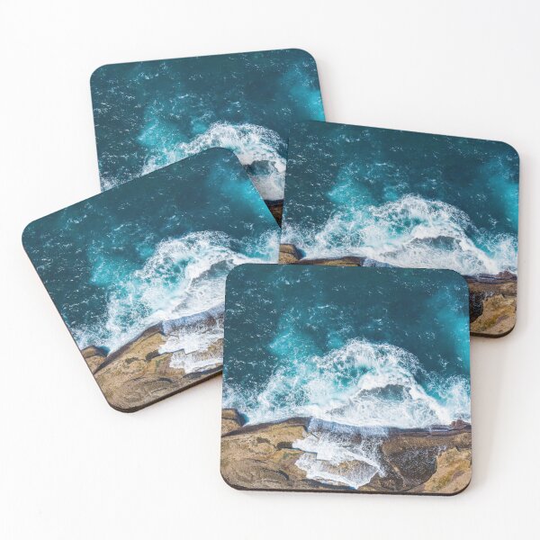 Item preview, Aerial Ocean Coast and Waves designed and sold by marta-maria.