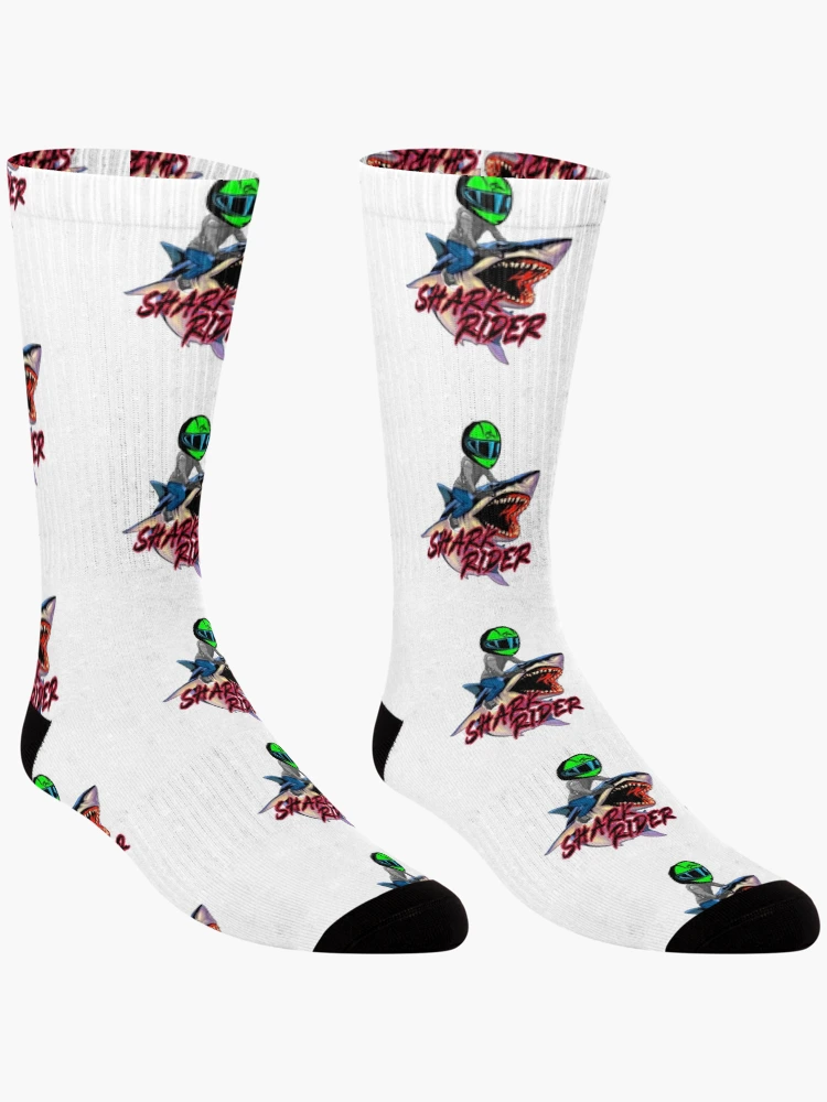Thumbnail 3 of 5, Socks, Shark Rider  designed and sold by Tema EL.
