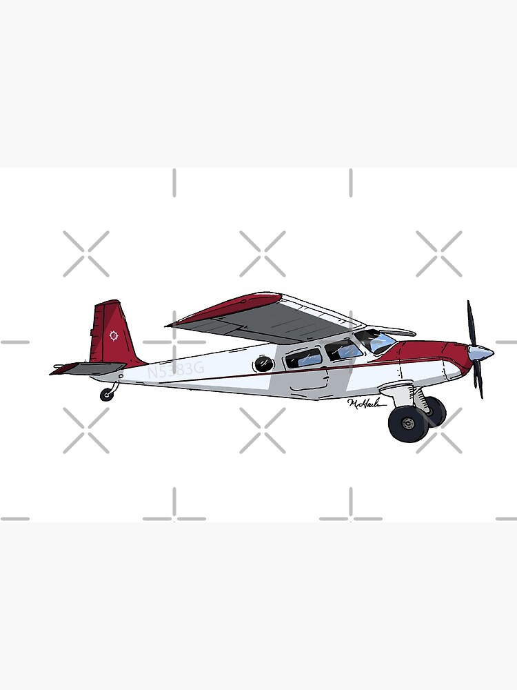 Helio Courier Bush Plane Alaska by Statepallets