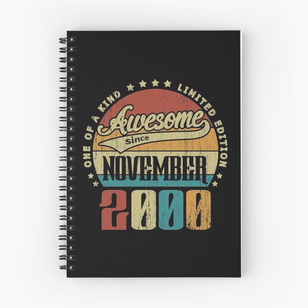 Item preview, Vintage noviembre de 2000 único en su clase impresionante desde noviembre de 2000 vigésimo regalo de cumpleaños 20 años designed and sold by Takatv.
