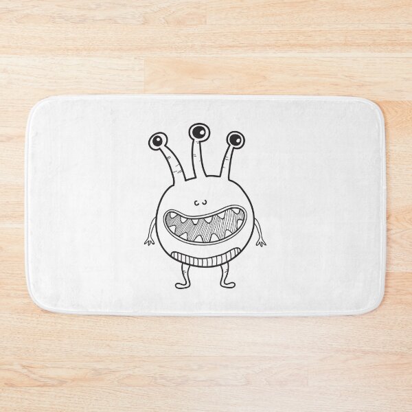 Item preview, 3 Eye Smiley Monster designed and sold by wildflowerperks.