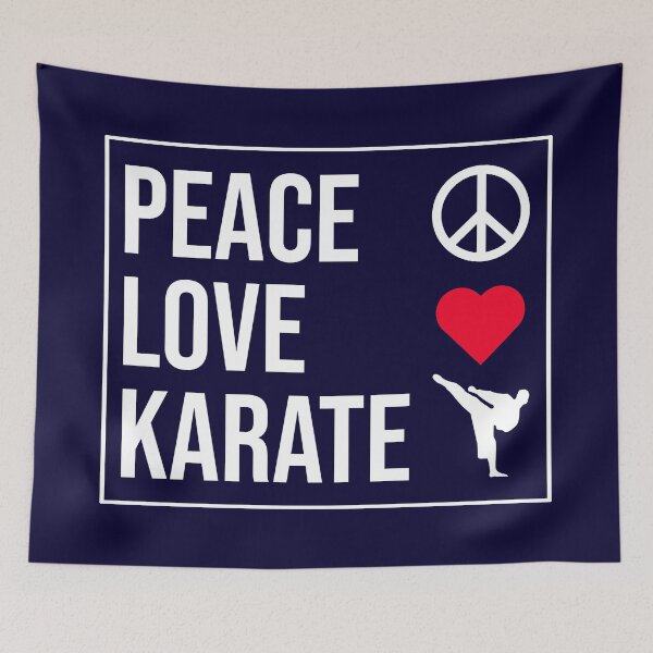 Item preview, Peace Love Karate designed and sold by CatArtStore.