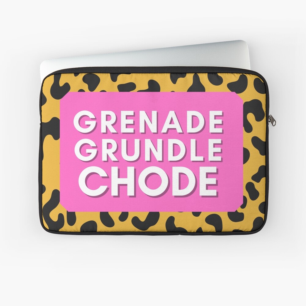 "Jersey Shore Grenade grundle chode" Laptop Sleeve for Sale by