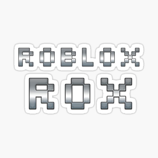 Roblox Logo Stickers Redbubble - roblox white stickers redbubble