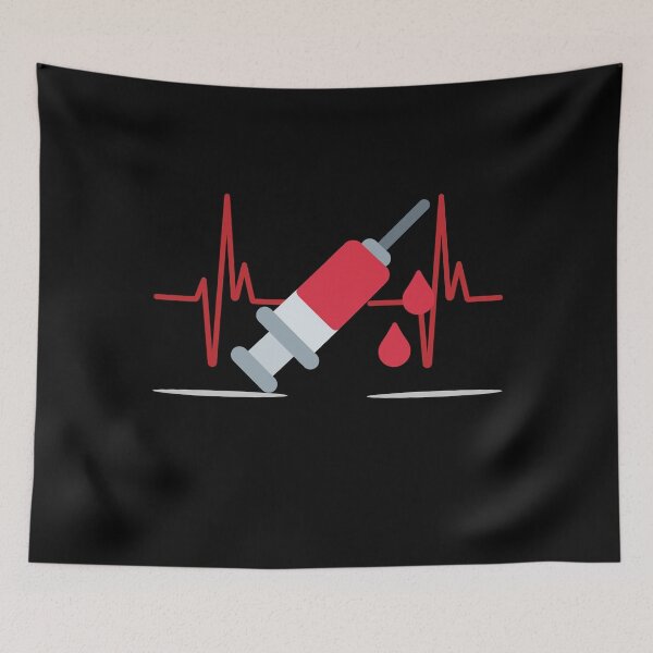 Item preview, HEARTBEAT PHLEBOTOMIST/HEMATOLOGY PULSE /Micro designed and sold by Hippiesole.