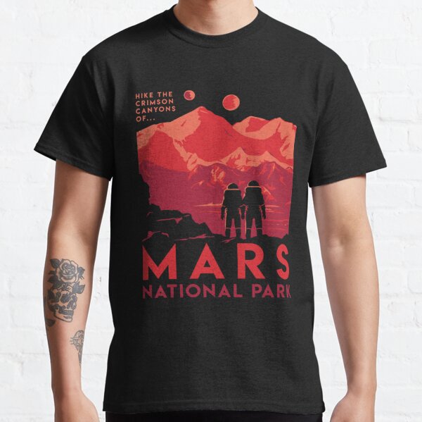 Hike the crimson canyons of Mars National Park Classic T-Shirt