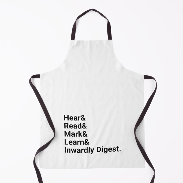 Item preview, Read/Mark/Learn black text designed and sold by AnglicanNerd.