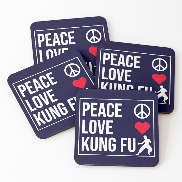 Item preview, Peace Love Kung Fu designed and sold by CatArtStore.