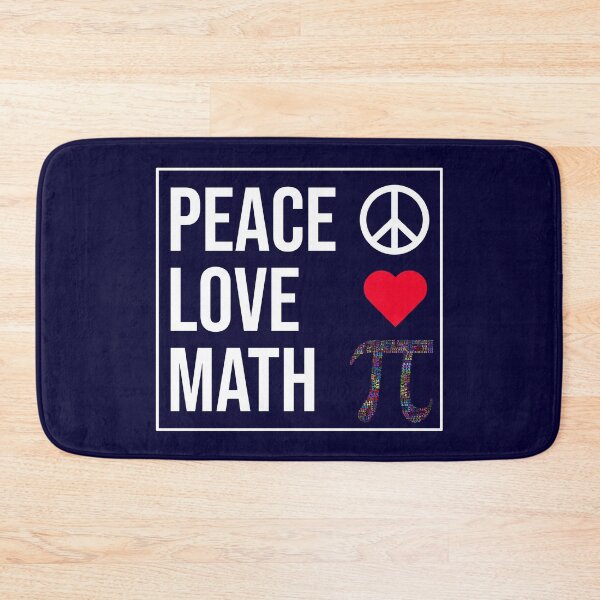 Item preview, Peace Love Math designed and sold by CatArtStore.