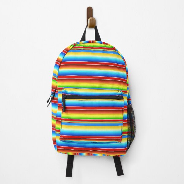 Item preview, Super colorful striped mexican blanket pattern designed and sold by natalyon.