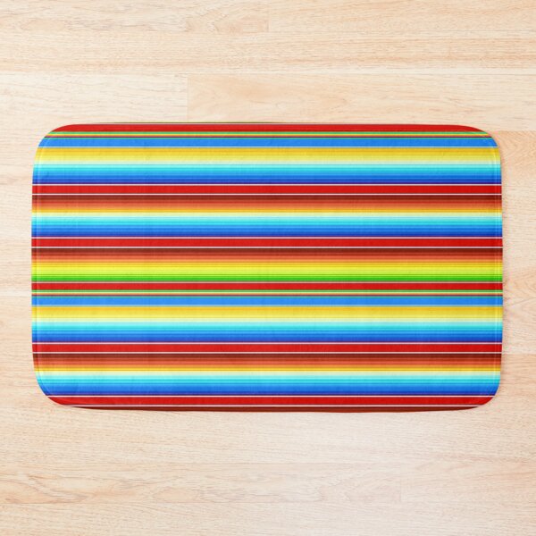 Item preview, Super colorful striped mexican blanket pattern designed and sold by natalyon.