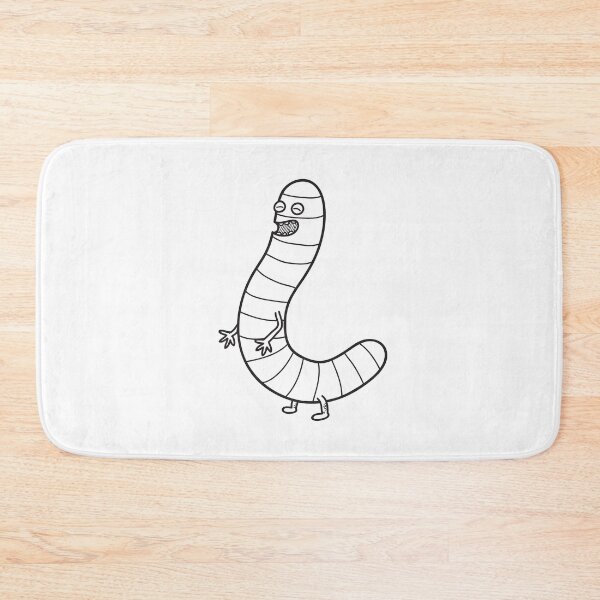 Item preview, Mr Bookish Worm Monster designed and sold by wildflowerperks.