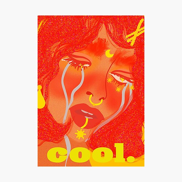 Cool Girl Series: Feeling Yellow Photographic Print