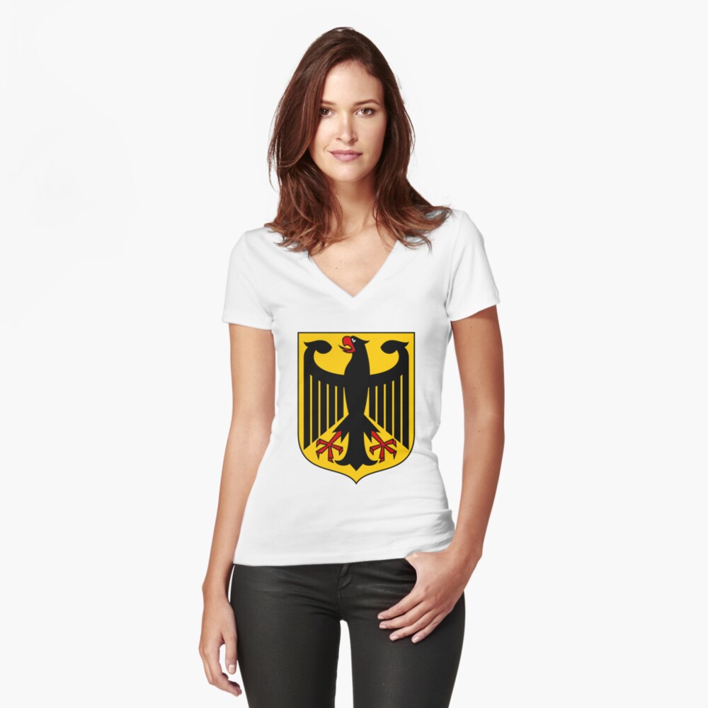 Artikel-Vorschau von Tailliertes T-Shirt mit V-Ausschnitt, designt und verkauft von abbeyz71.
