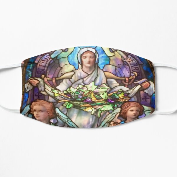 Tiffany Stained Glass Windows: Angels Mask