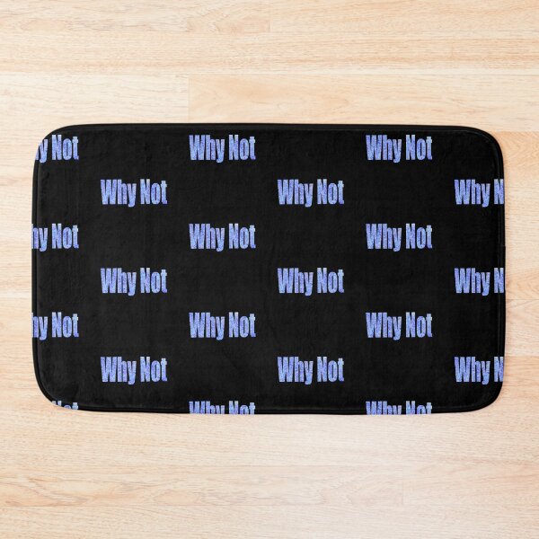 Item preview, Try me, why not blue text designed and sold by gloriaC CREATE.