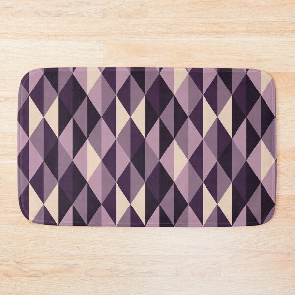 Item preview, Lilac and purple triangles geometric pattern designed and sold by natalyon.
