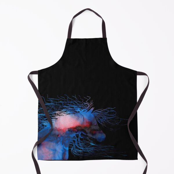 Item preview, Abstract Wild Horse Red And Blue designed and sold by Michelle Wrighton.