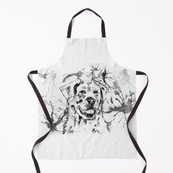 Item preview, Abstract Ink - Golden Retriever Black and White Dog Painting designed and sold by Michelle Wrighton.