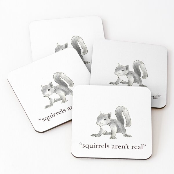 Item preview, Squirrels Aren’t Real designed and sold by a-humble-birb.
