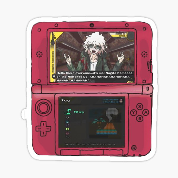 Nagito Komaeda on the Nintendo DS Sticker
