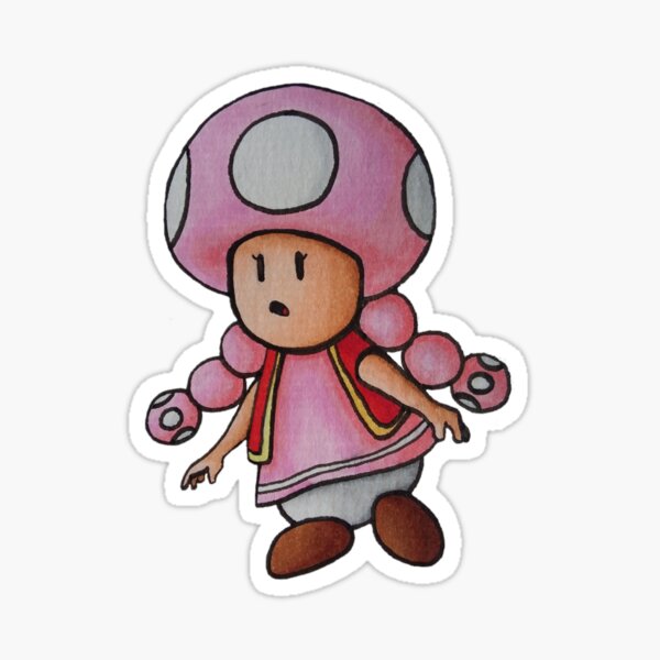 Toadette Sticker For Sale By Livuniverse Redbubble 4639