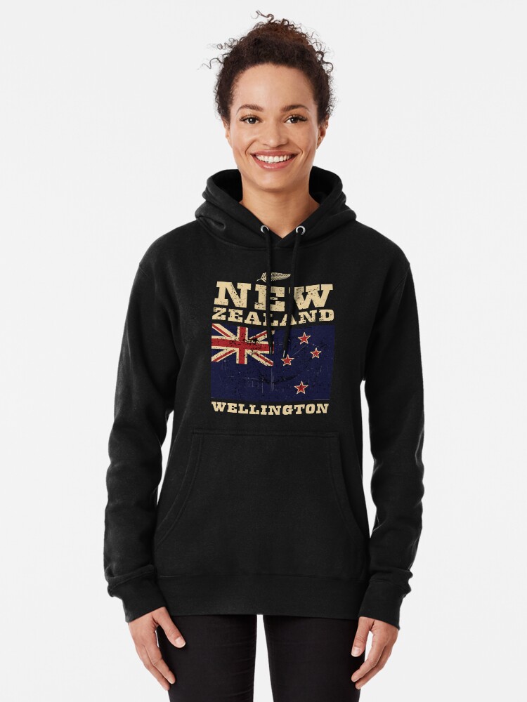 New Zealand Flag Distressed Old Font Zealander From Two Tone Hoodie Sweatshirt New Zealand Flag Distressed Old Font Zealander From Two Tone Hoodie Sweatshirt