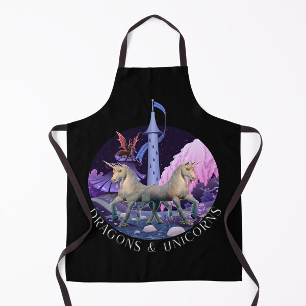 Item preview, Dragons and Unicorns - Unicorns and Dragons Pink designed and sold by Coder-T.