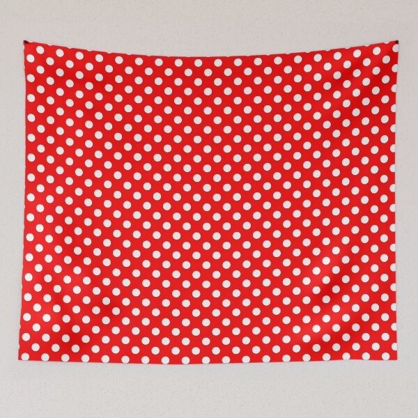 Item preview, White Polka Dots on Red Background designed and sold by Bumblefuzzies.