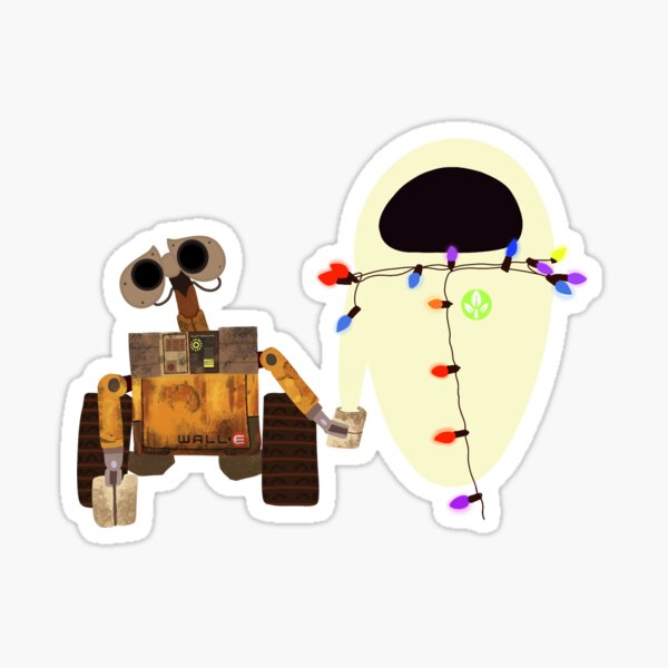 Walle And Eve Stickers Redbubble