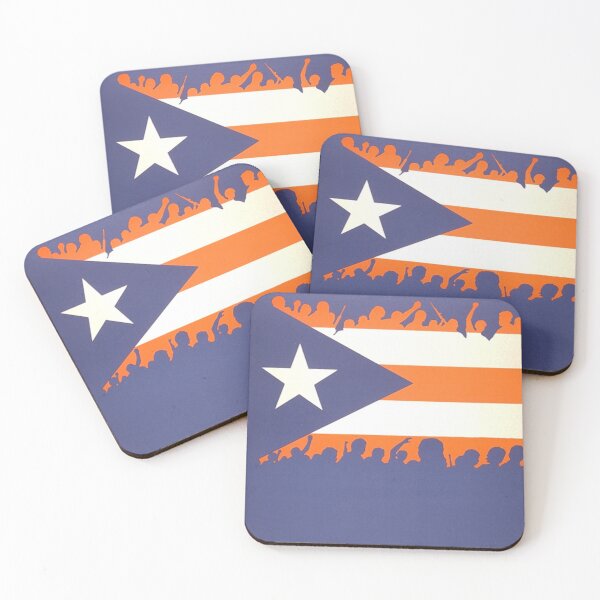 Item preview, Day of World Solidarity with the Struggle of the People of Puerto Rico - Flag Outline designed and sold by propagate.