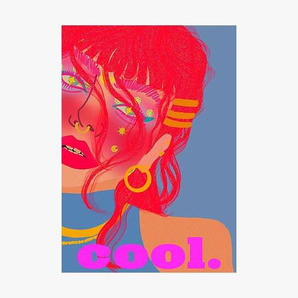 Cool Girl Series: Feeling Pomelo Photographic Print