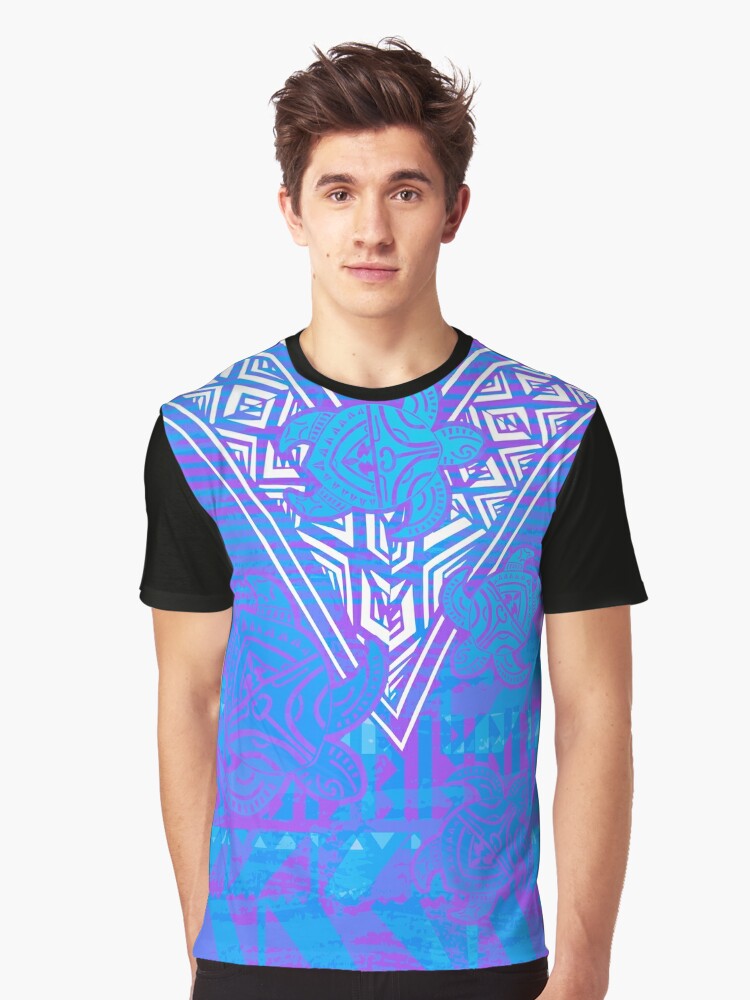 Fijian Tribal Turtle Print | Graphic T-Shirt