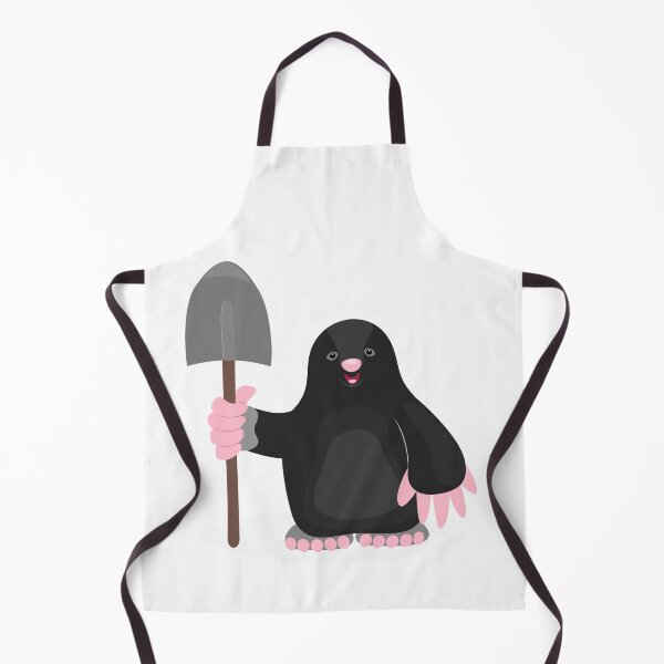 Item preview, Cute happy mole cartoon illustration designed and sold by FrogFactory.