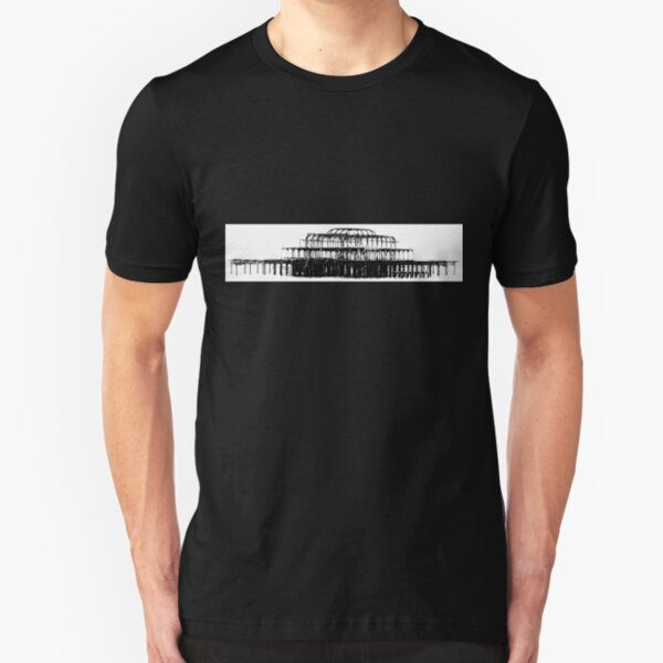 west pier brighton Slim Fit T-Shirt