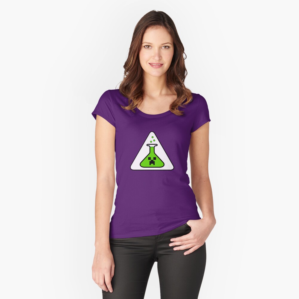 Creeper's Lab beaker Fitted Scoop T-Shirt