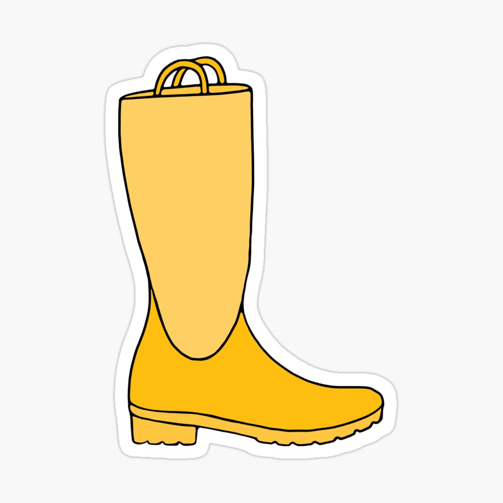 totes yellow rain boots
