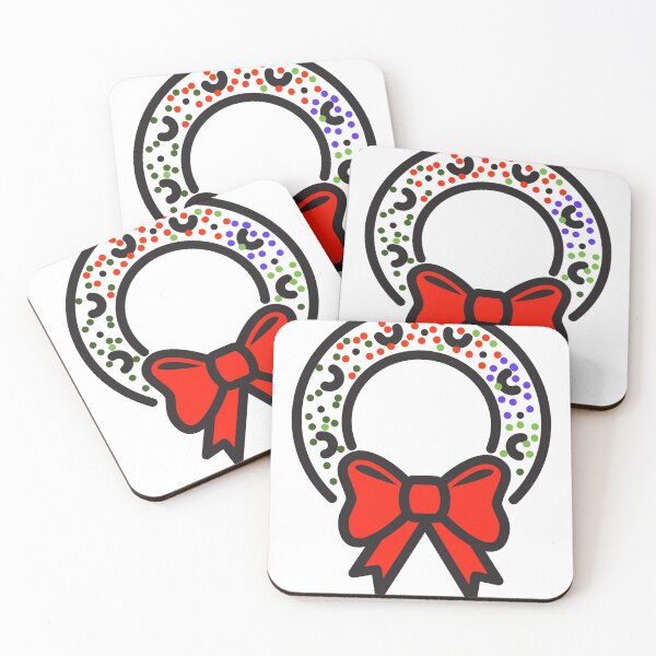 Item preview, Christmas with a red bow designed and sold by ILOVETUNA.