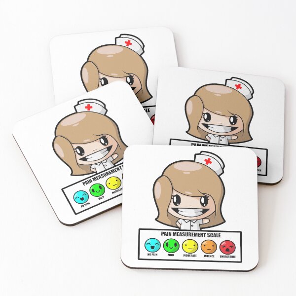 Item preview, Nurse Pain Scale Measurement Kawaii Funny Nursing Chart designed and sold by swiftyspade.