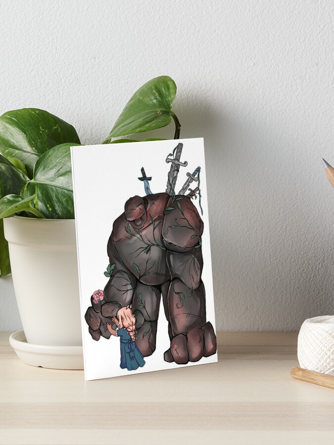 Minecraft Iron Golem and lil villager Sticker for Sale by TytoninaeArt