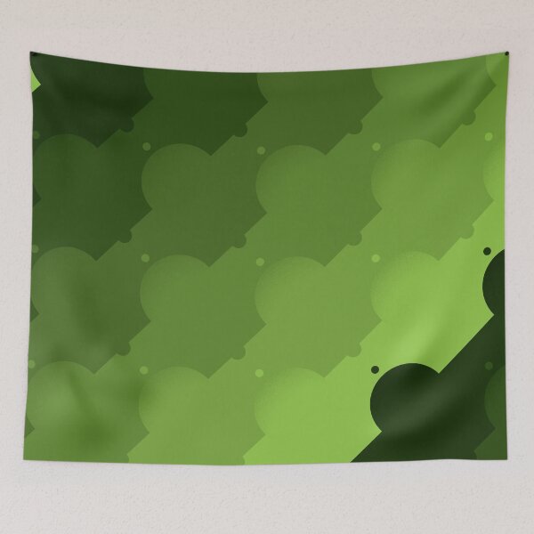 Item preview, Dome Circles Diagonal Lines Pattern – Green designed and sold by RoguePatterns.