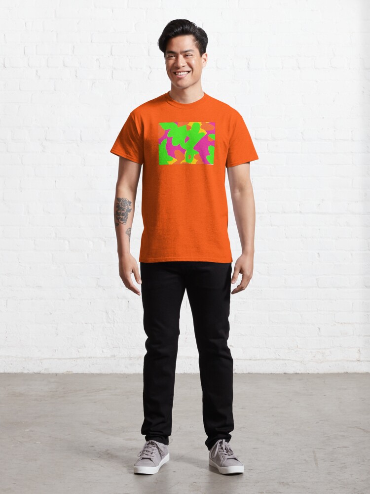 Alternate view of Sprouse inspired day glow print Classic T-Shirt